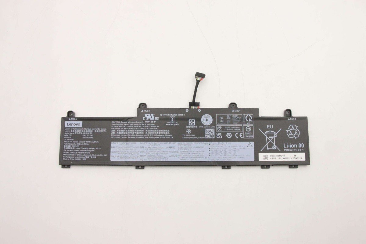 57Wh 3-cell lithium-ion