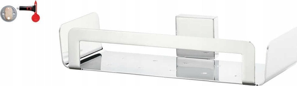 Koszyk prysznicowy Tesa tesa Deluxxe Duschkorb inkl. Klebelösung silber