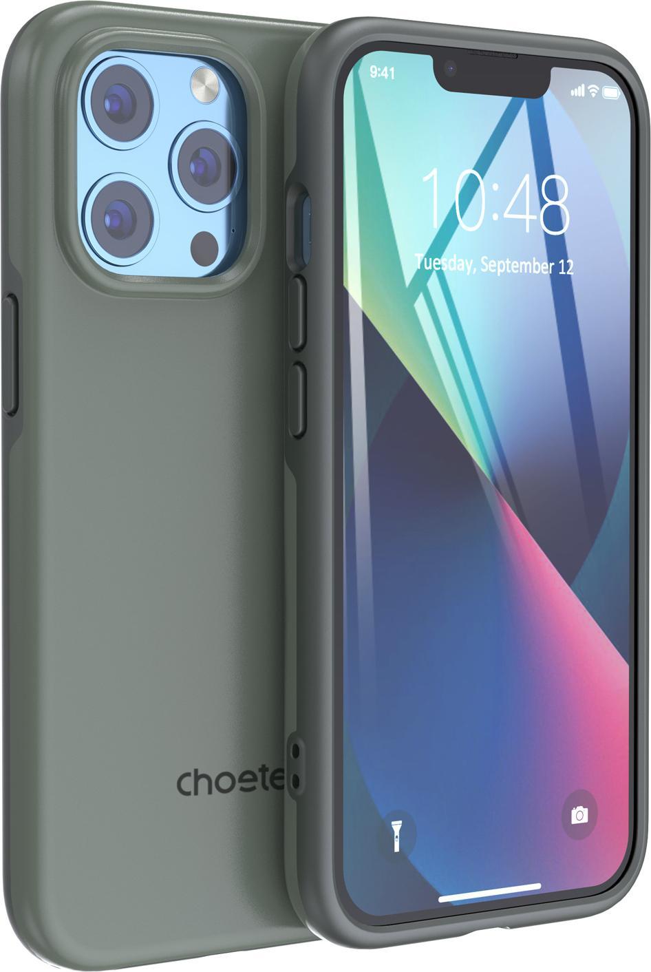 Choetech Choetech etui pokrowiec iPhone 13 Pro Max zielony (PC0114-MFM-GN)
