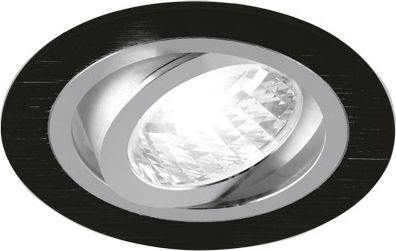 IDEUS Oprawa sufitowa wpuszczana GU10 ALUM C BLACK/CHROME IDEUS 5891