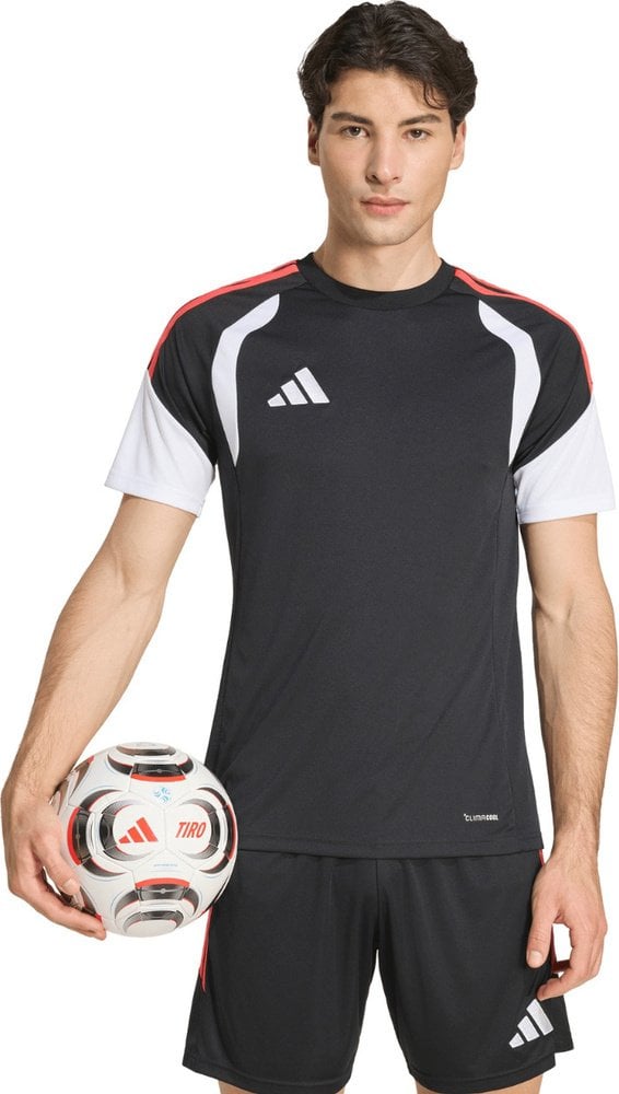 Koszulka męska adidas Tiro 26 League Jersey czarno-biało-czerwona KB1357 L