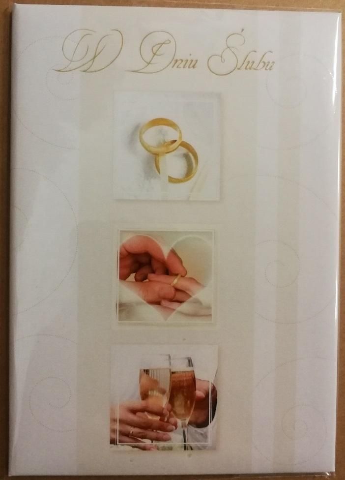 Panorama Książeczka brokat A5 Ślub 016