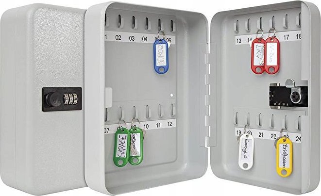 Total shopping Skrzynka Szafka Na Klucze 20 Szt Z Zawieszkami Knks-01W