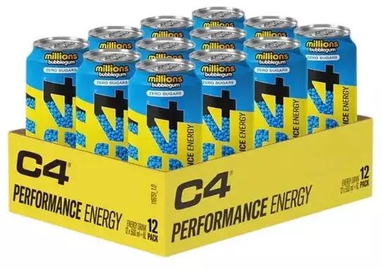 C4 Performance Energy, Millions Bubblegum - 12 x 500 ml.
