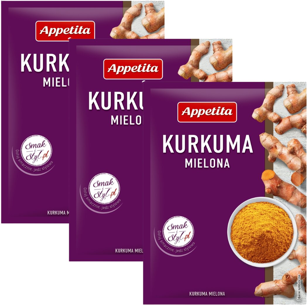 Appetita Mielona kurkuma 20 g x 3 sztuki