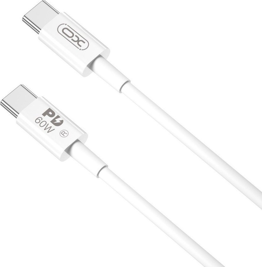 Kabel USB TelForceOne XO kabel NB-Q190B USB-C - USB-C 2,0m 60W biały