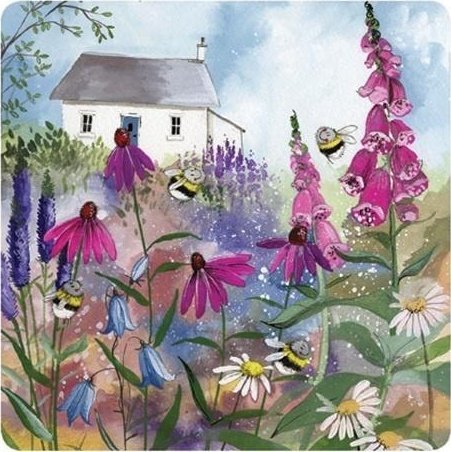 Podkładka pod kubek C118 Pszczoły w ogrodzie