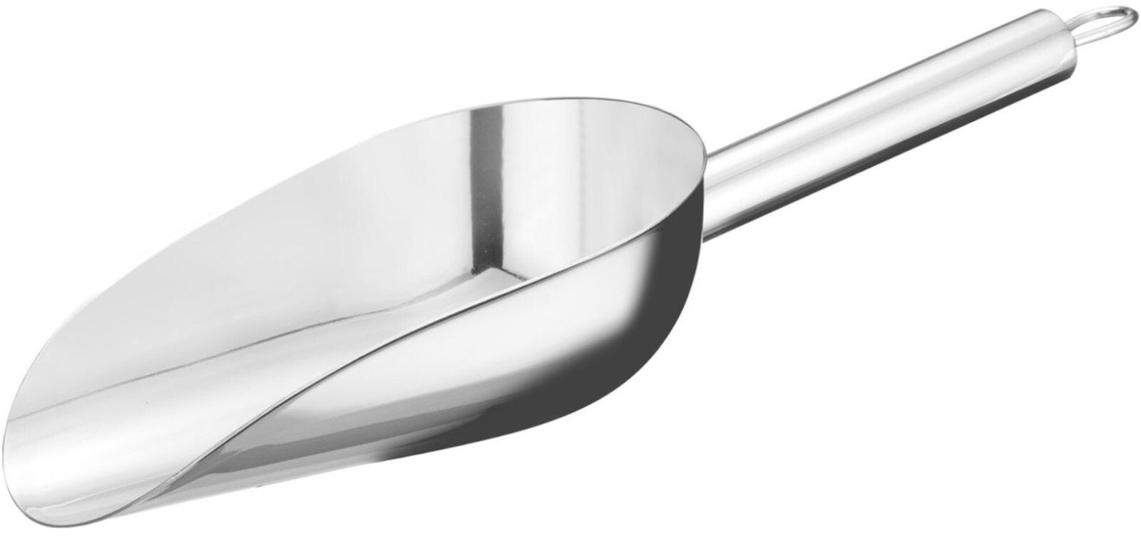 Bar Up Szufelka barmańska do lodu stalowa z zawieszką 0.54 l