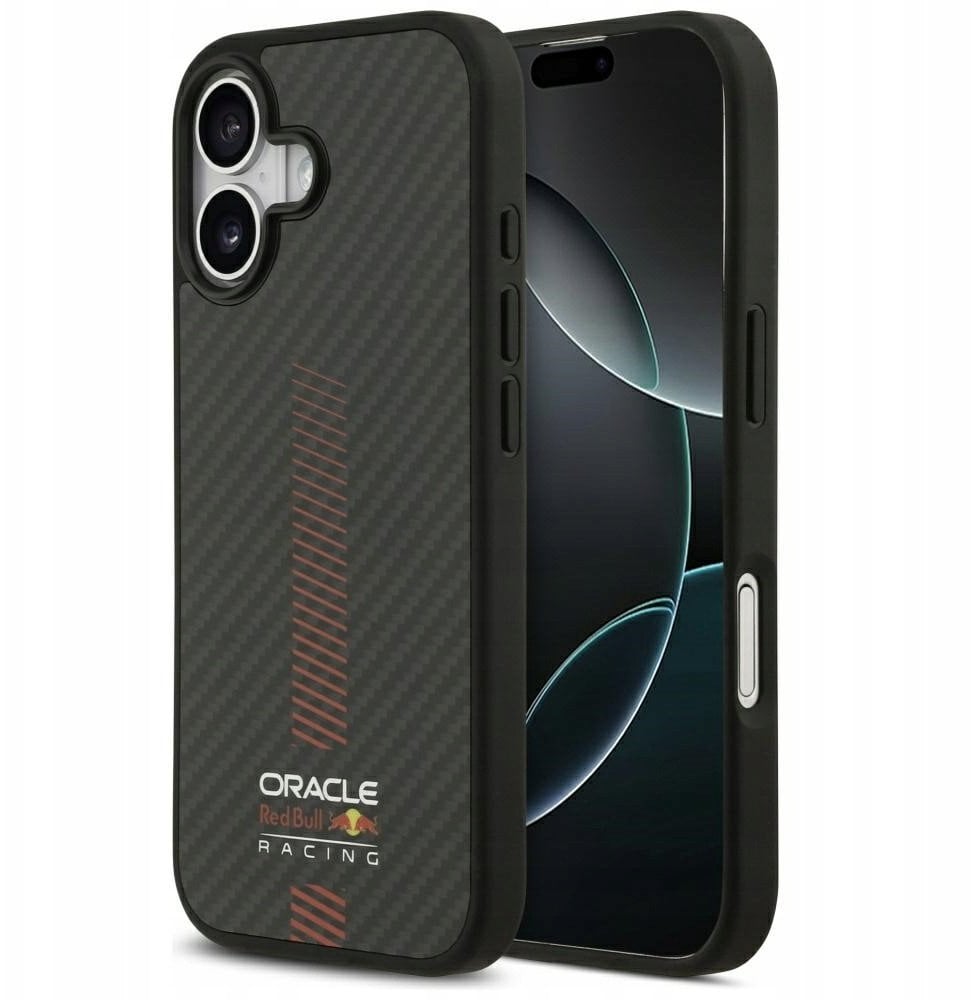 Etui Red Bull Kevlar Powerbar MagSafe do iPhone 17 czarny