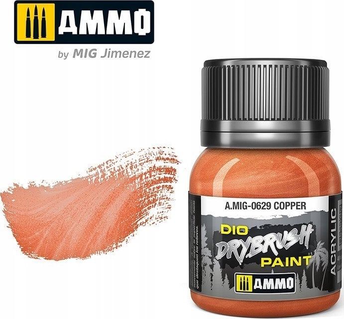 Vallejo Ammo: DIO Drybrush - Copper