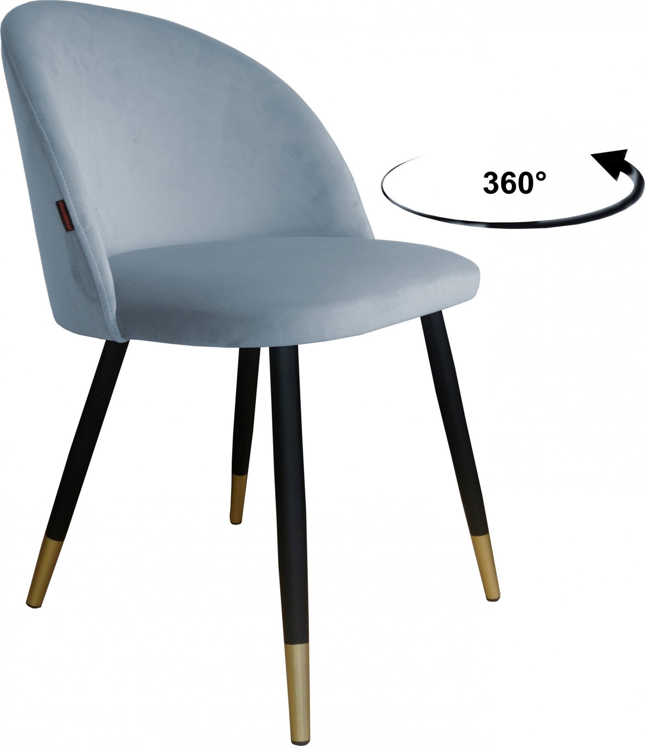 Atos Krzesło obrotowe Colin podstawa czarno-złota BL06