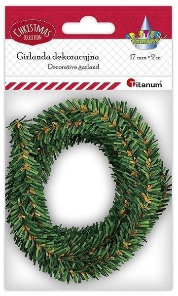 Dekoracja plastikowa girlanda świerkowa 2m