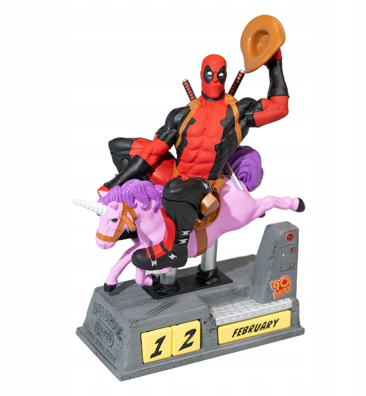 Marvel Deadpool 3D Perpetual Calendar Figurka 17 cm