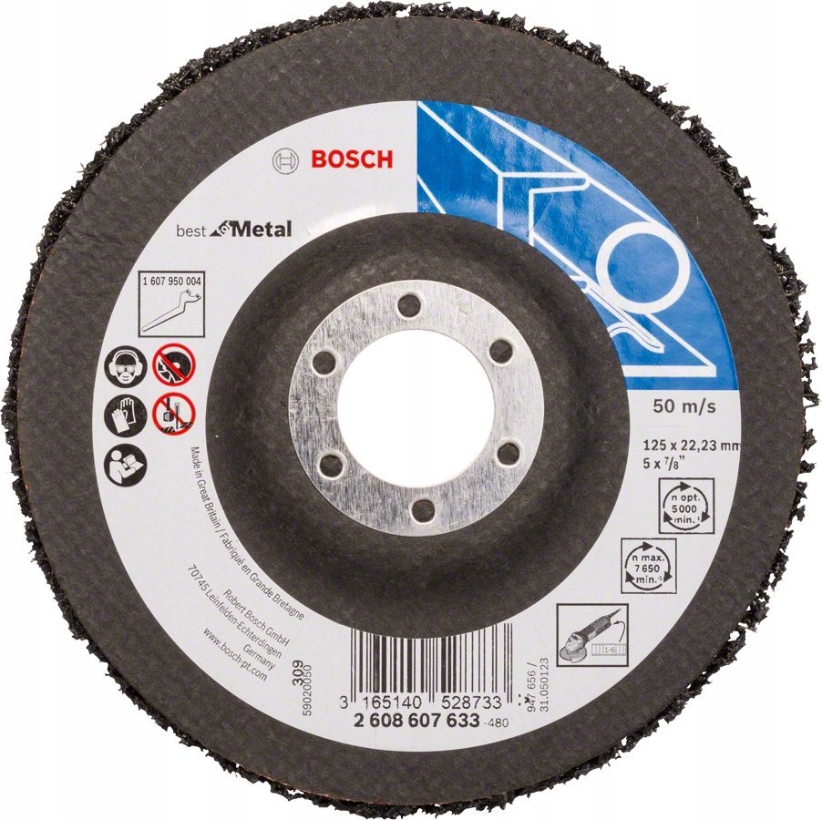 Bosch Disc for cleaning BOSCH, 125 mm, 22.23 mm, SiC 125 mm