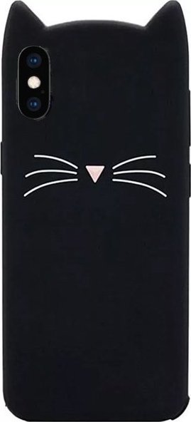 GEL ETUI DO IPHONE X CASE OBUDOWA COVER CZARNY KOTEK