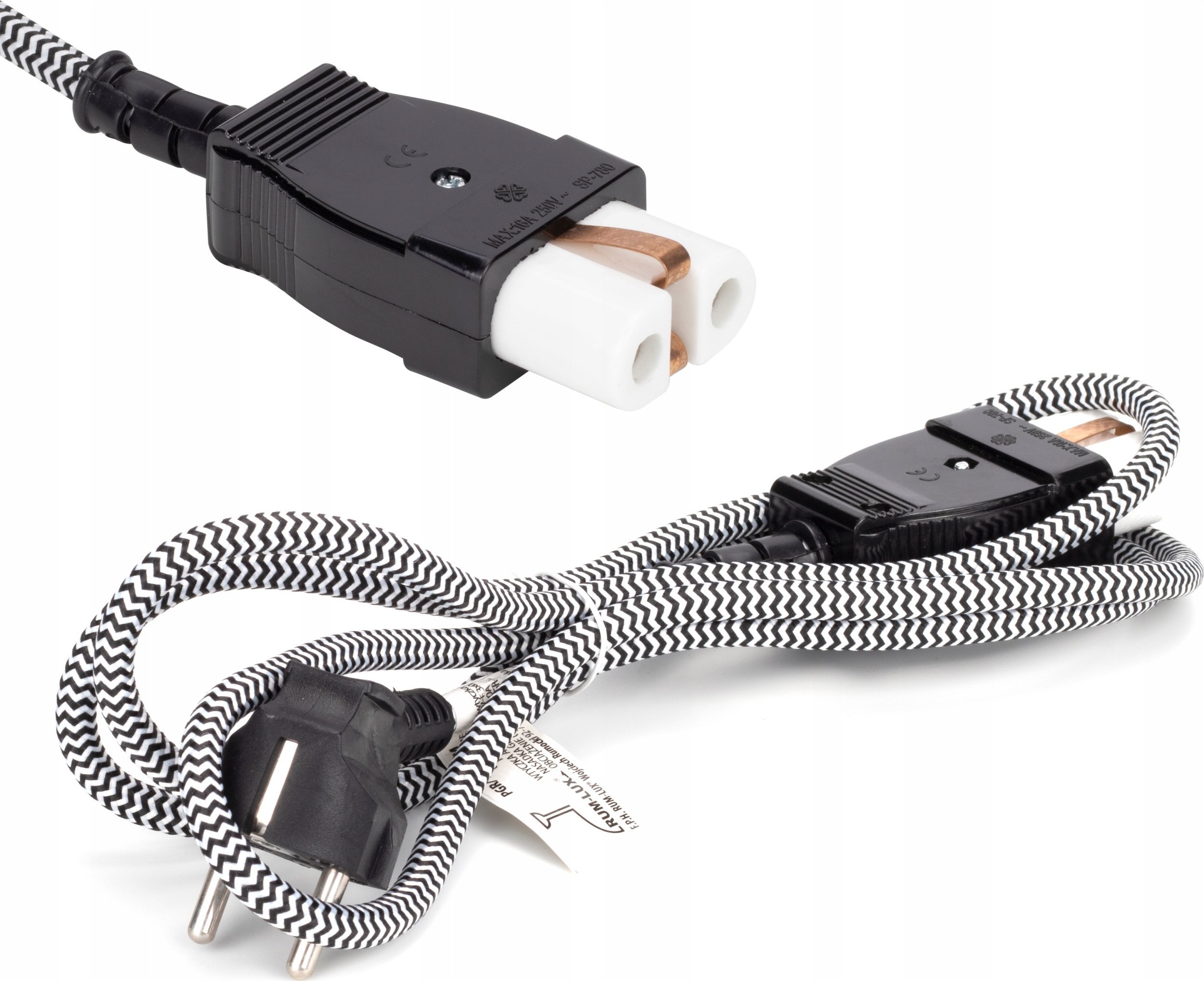 Rum-Lux Przewód połączeniowy w oplocie tekstylnym do prodiża PGR/1-3-1,8M RUM-LUX