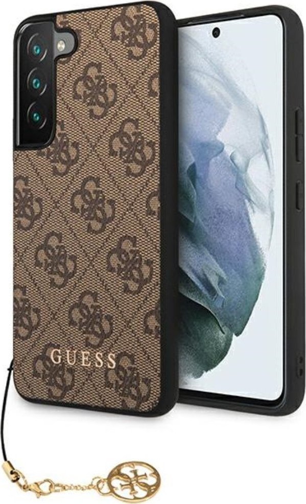 Guess 4G Charms Collection - Etui Samsung Galaxy S23+ (brązowy)