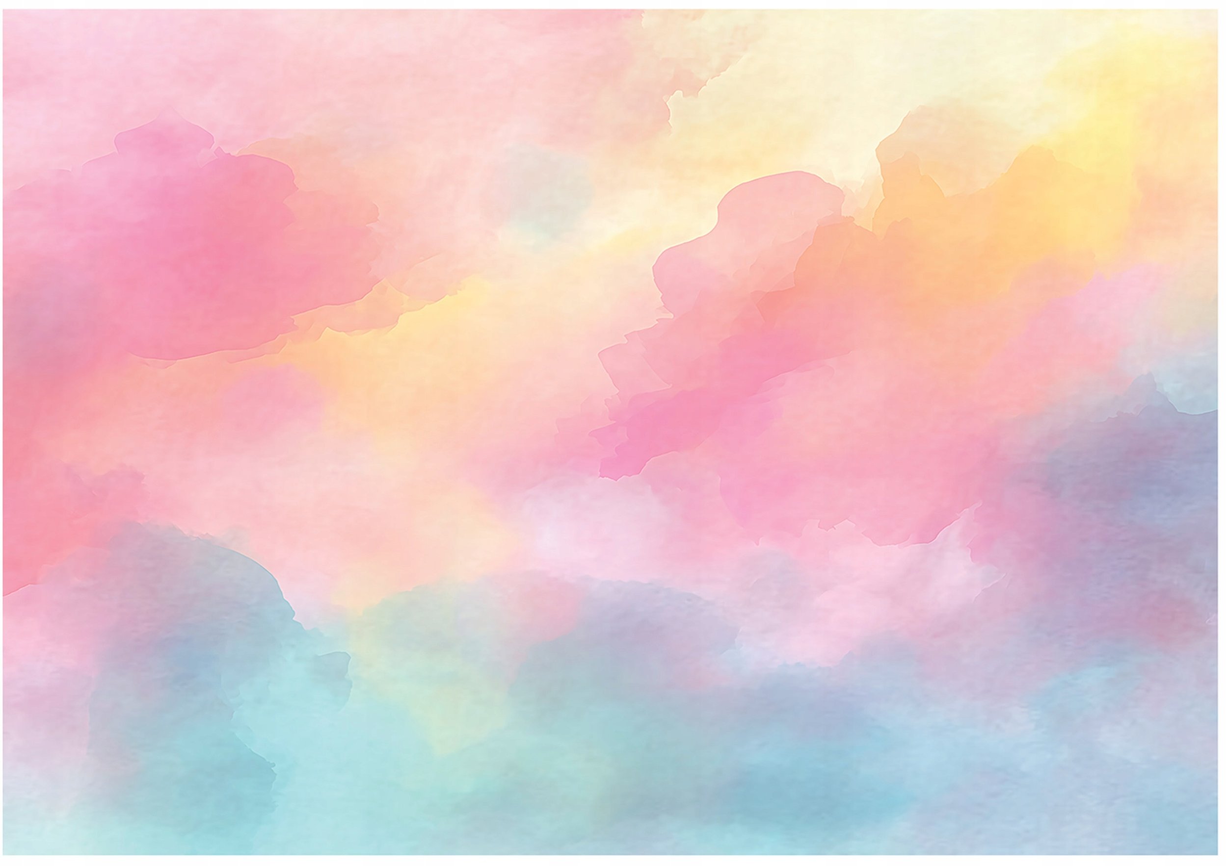 Fototapeta Na Flizelinie Dla Dziewczynki Pastelowy Dla Dzieci 300x210