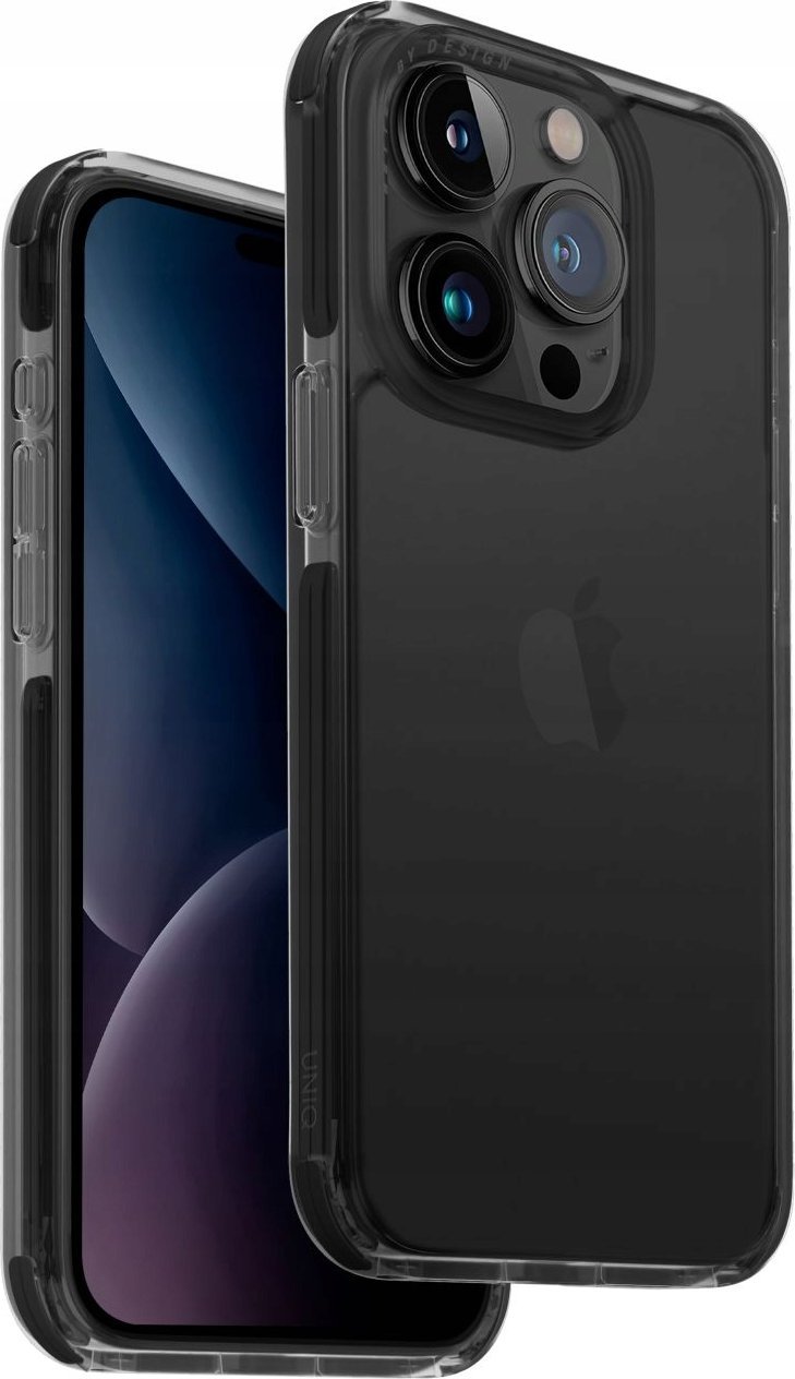 Uniq UNIQ etui Combat iPhone 15 Pro 6.1" czarny/carbon black