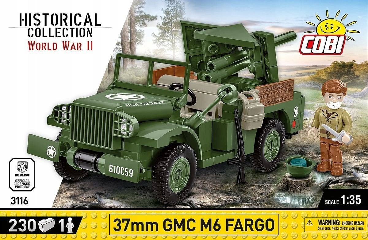 Cobi Klocki 37 mm GMC M6 Fargo