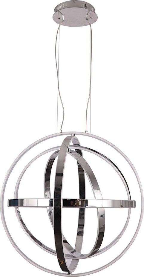 Lampa wisząca Milagro Nowoczesna lampa wisząca ledowa chrom Milagro COPERNICUS ML6149