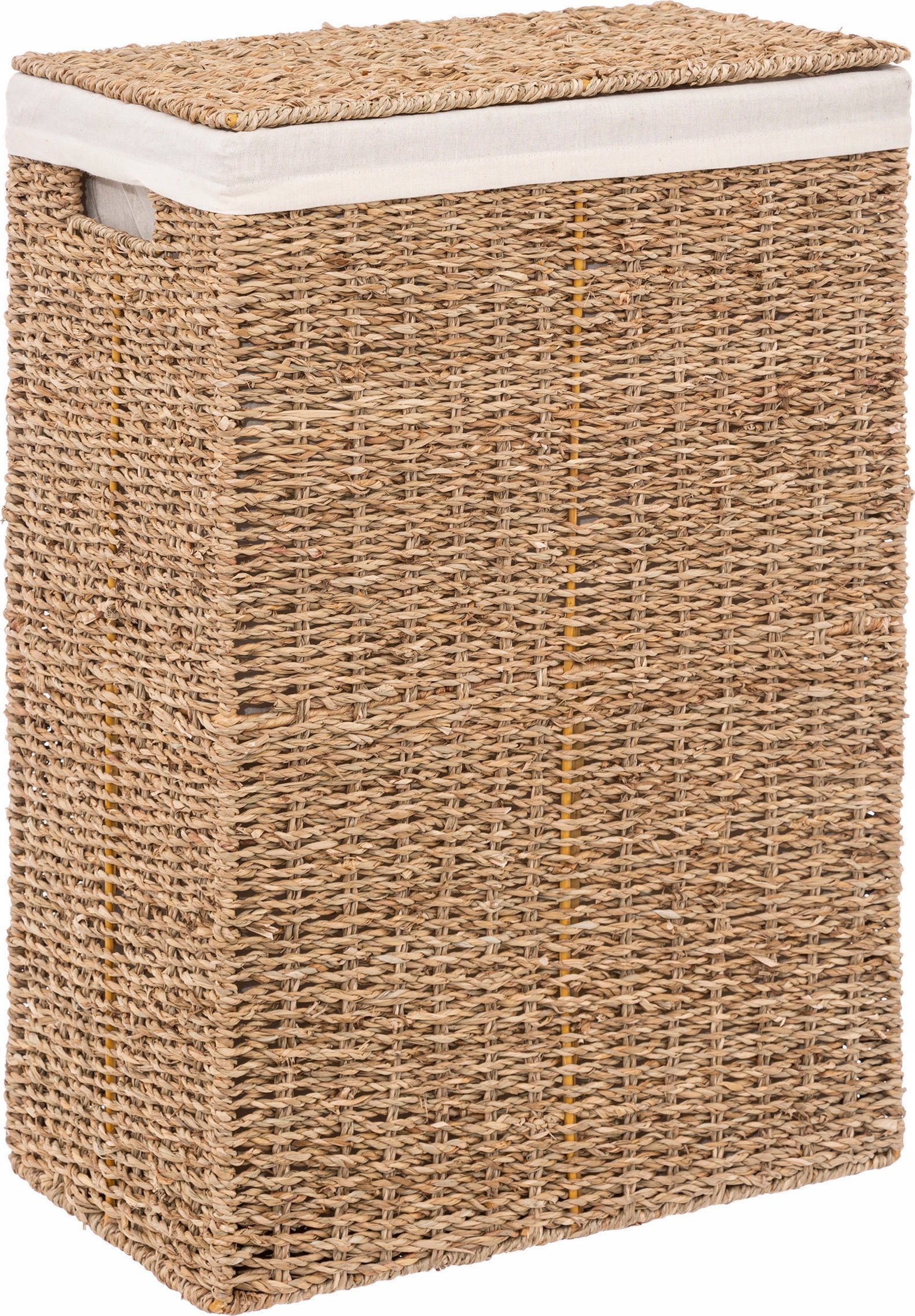 5five Kosz na pranie z trawy morskiej, 45 L