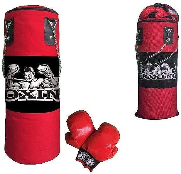 Worek i rękawice bokserskie