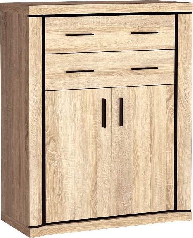 Elior Wysoka komoda dąb sonoma - Verna 8X