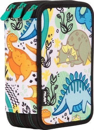 Piórnik Teka Piórnik 3-poziomowy z wyposażeniem Dinos MILAN