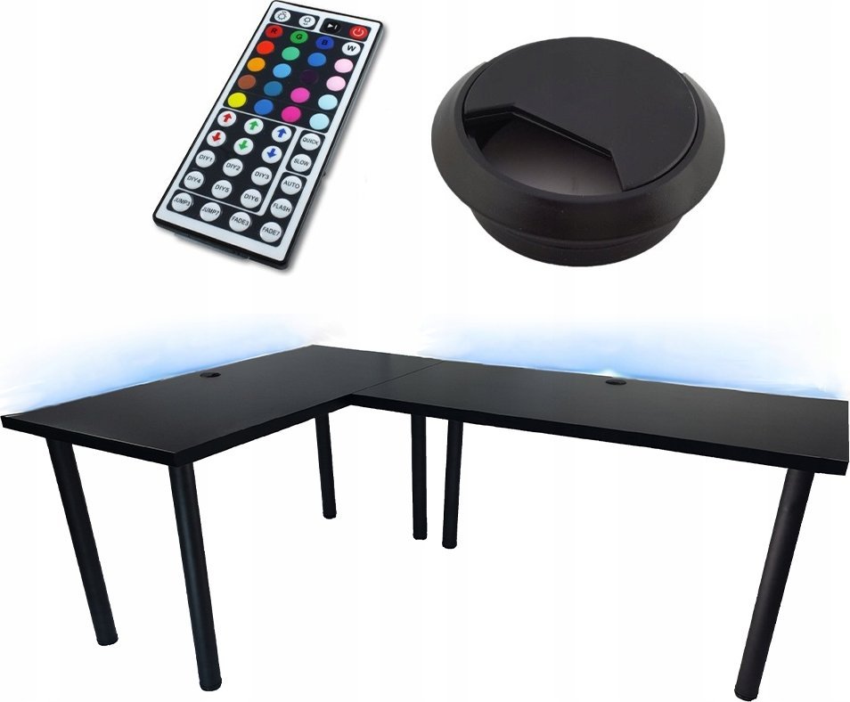 BIURKO GAMINGOWE NARONE 180x120PRZEPUST PRODUCENT