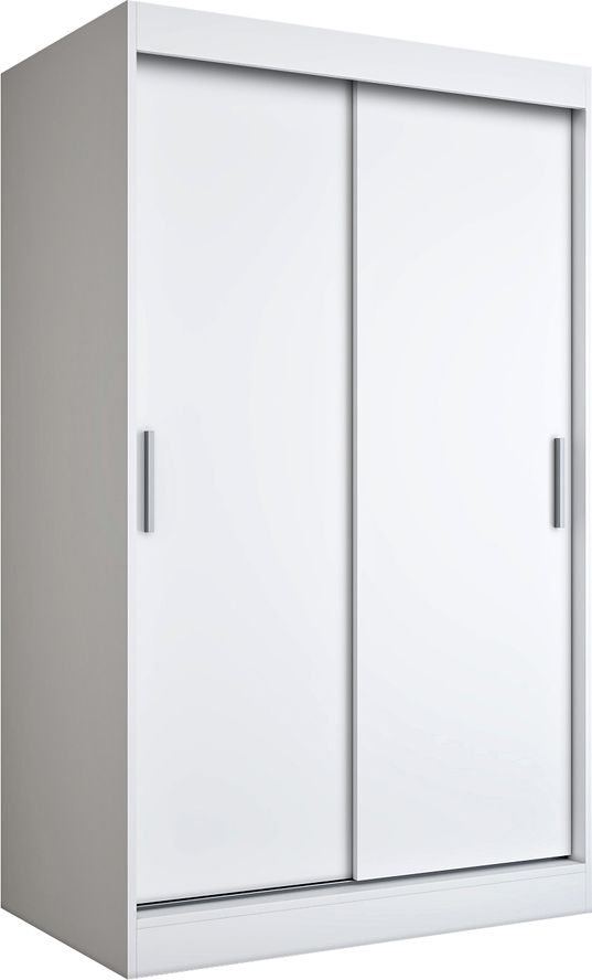 Elior Biała szafa przesuwna 120 cm - Corina 3X