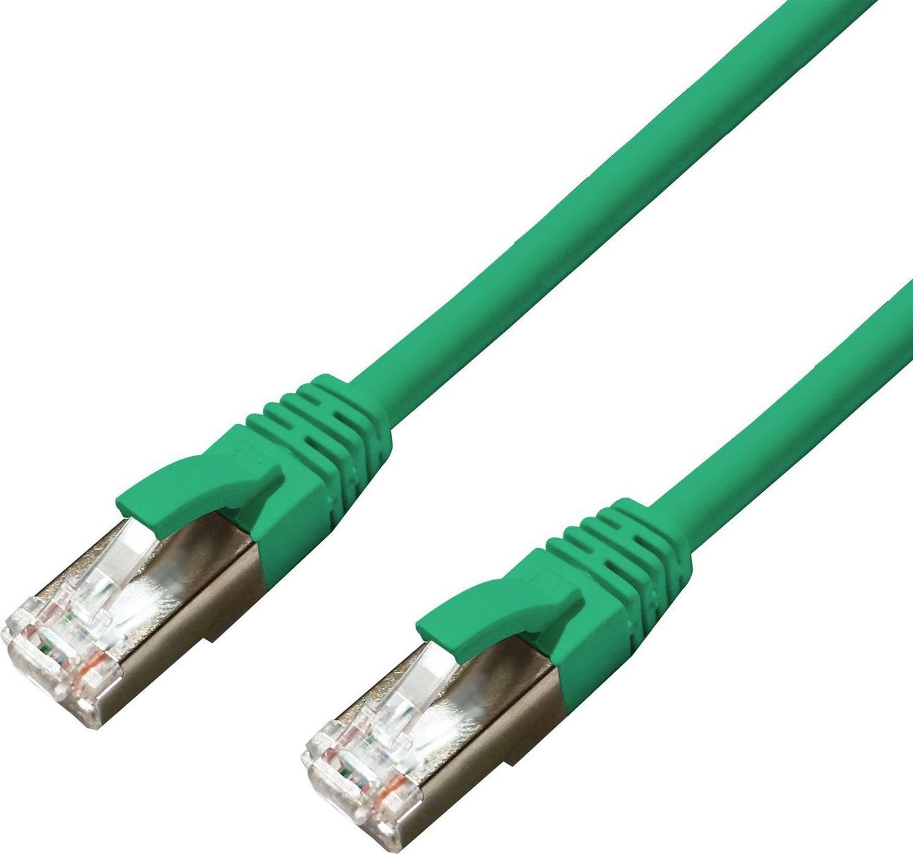 MicroConnect CAT6A S/FTP 15m Green LSZH