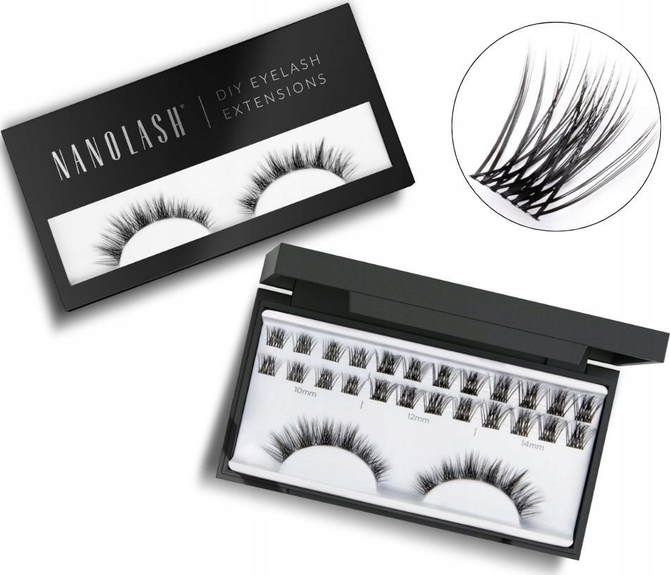 NANOLASH_Eyelash sztuczne rzęsy w kępkach Harmony 36szt.