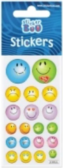 Starpak Naklejka 66x180 Emotikony silver 101526