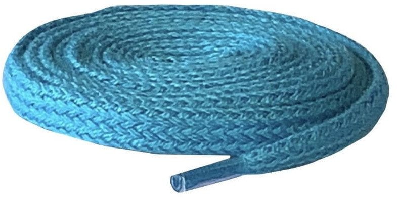 Sznurowadła płaskie bawełniane 110 cm NIEBIESKIE