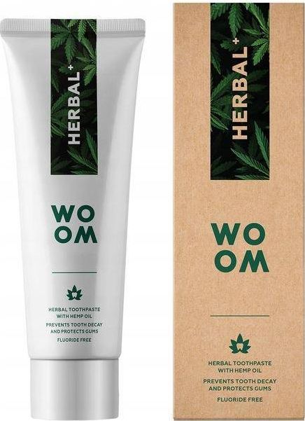 Woom Herbal+ ziołowa pasta do zębów 75ml