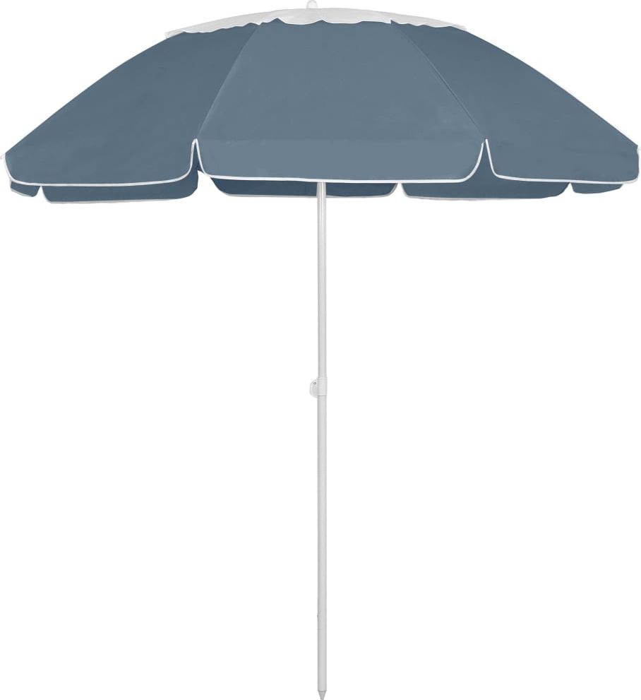 vidaXL Parasol plażowy, niebieski, 300 cm