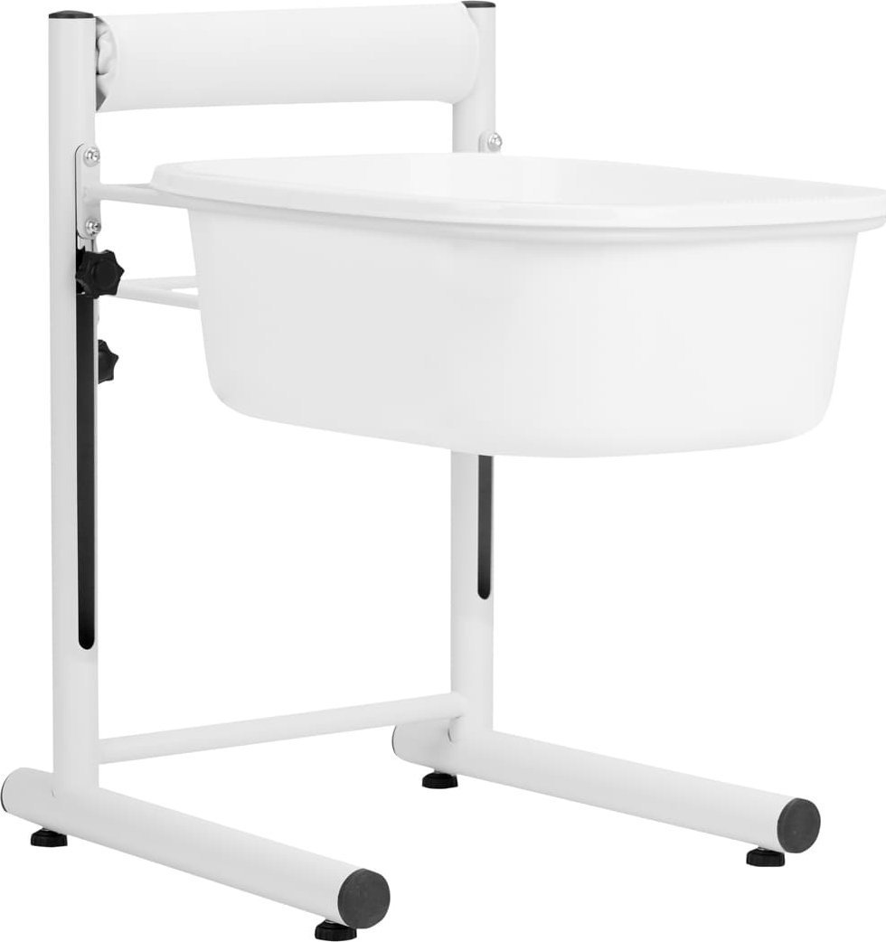 Activeshop Brodzik do pedicure z regulowaną wysokością biały