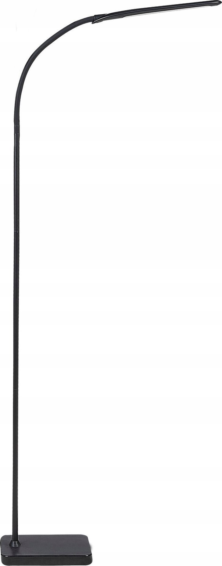 Lampa podłogowa Beliani Lampa podłogowa LED czarna NORMA