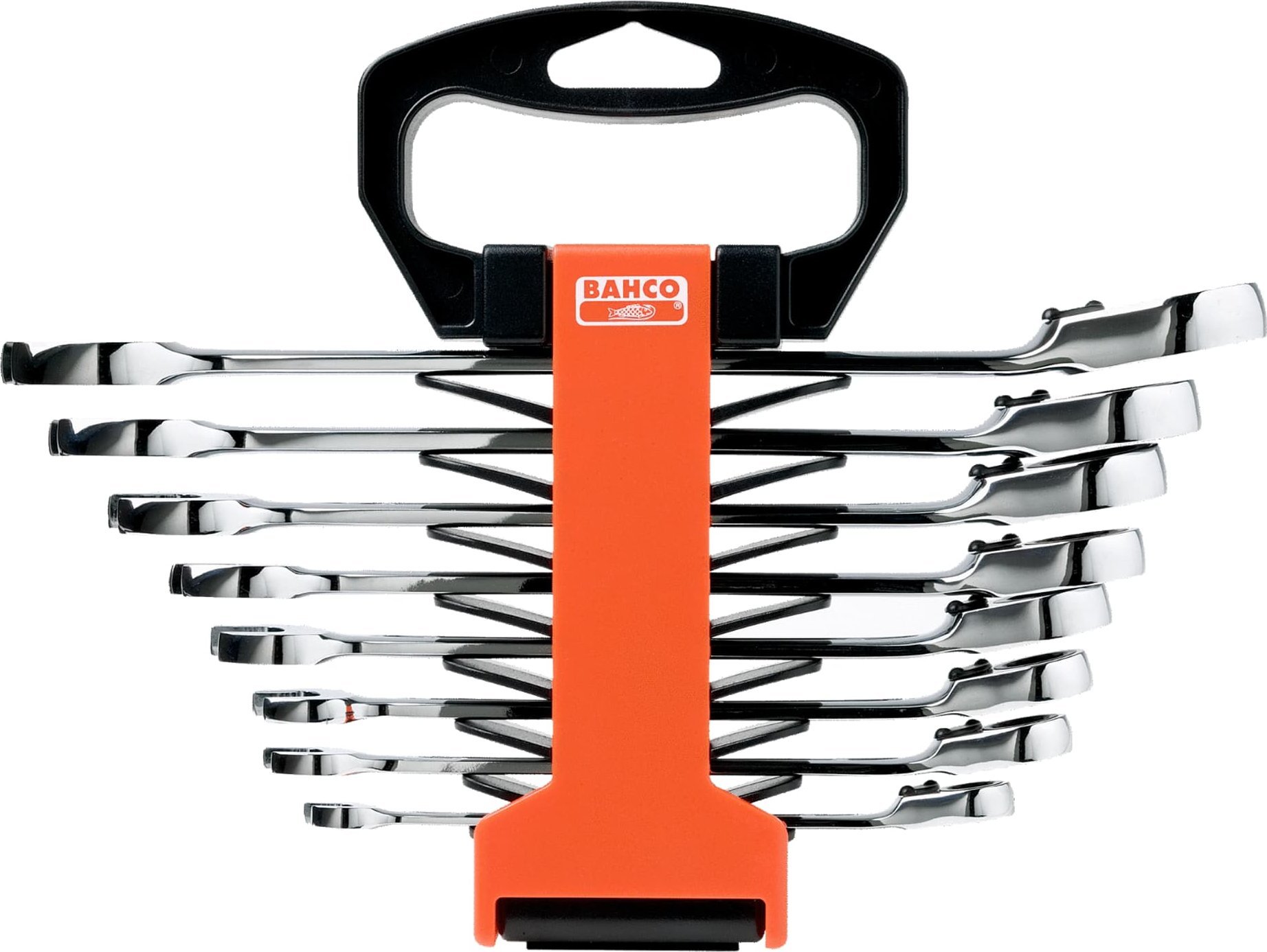 Bahco Zestaw 8 kluczy płasko-oczokowych z grzechotką 5/16-3/4 BAHCO