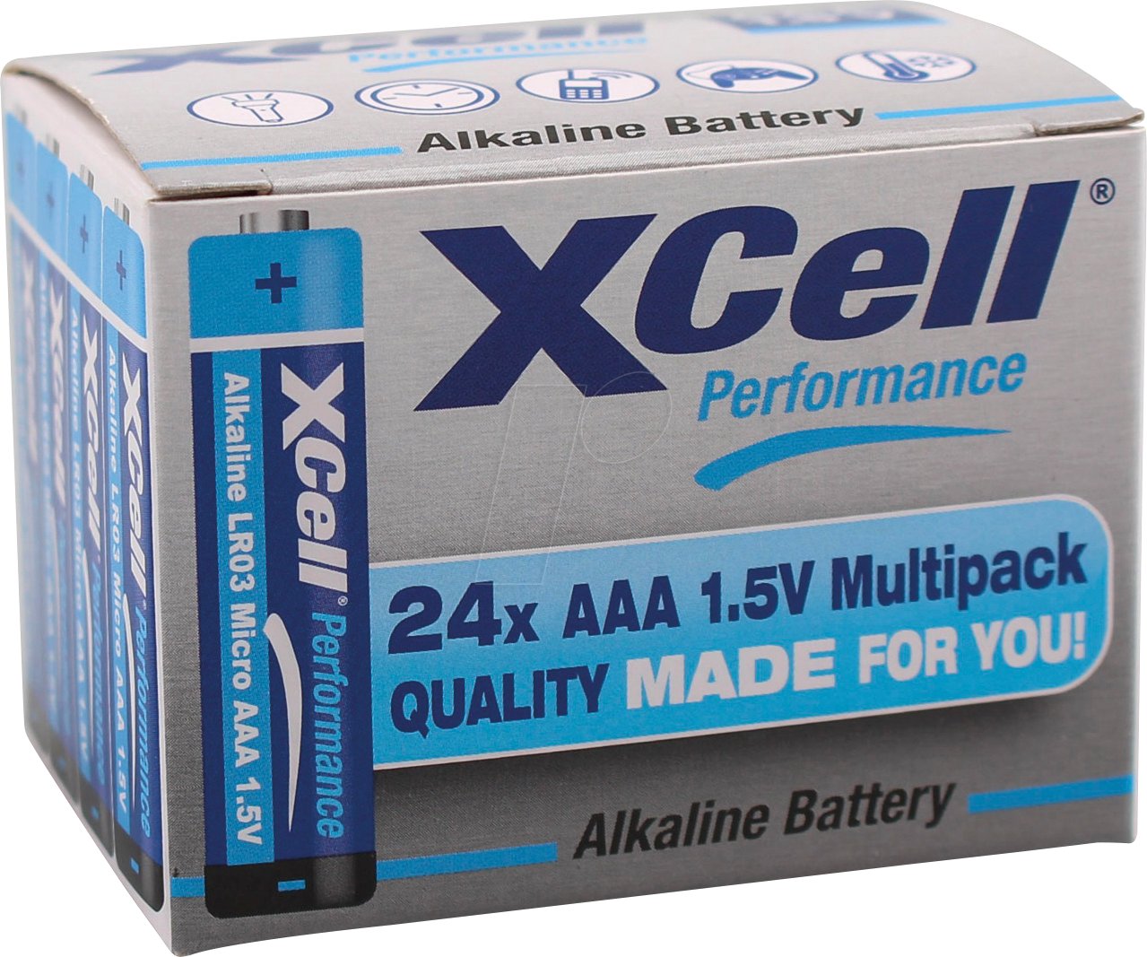 XCell Bateria Performance LR03 Micro AAA 24 sztuk pudełko