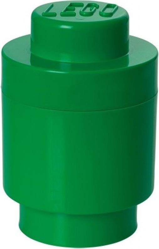 LEGO Room Copenhagen Storage Brick 1 okrągły zielony pojemnik (RC40301734)