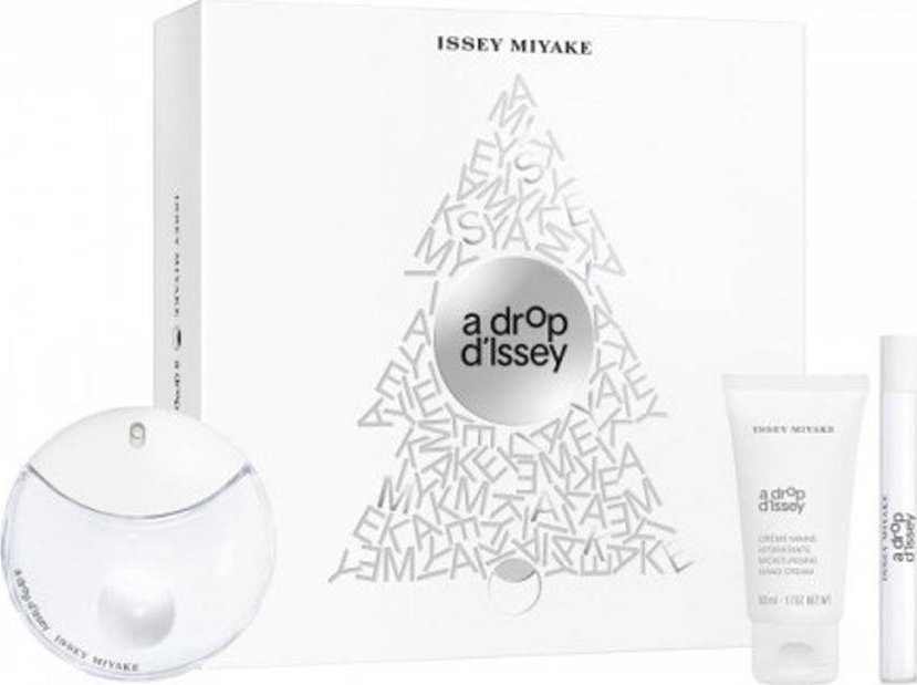 Issey Miyake Issey Miyake A Drop D'issey zestaw woda perfumowana spray 90ml + woda perfumowana spray 10ml + krem do rąk 50ml