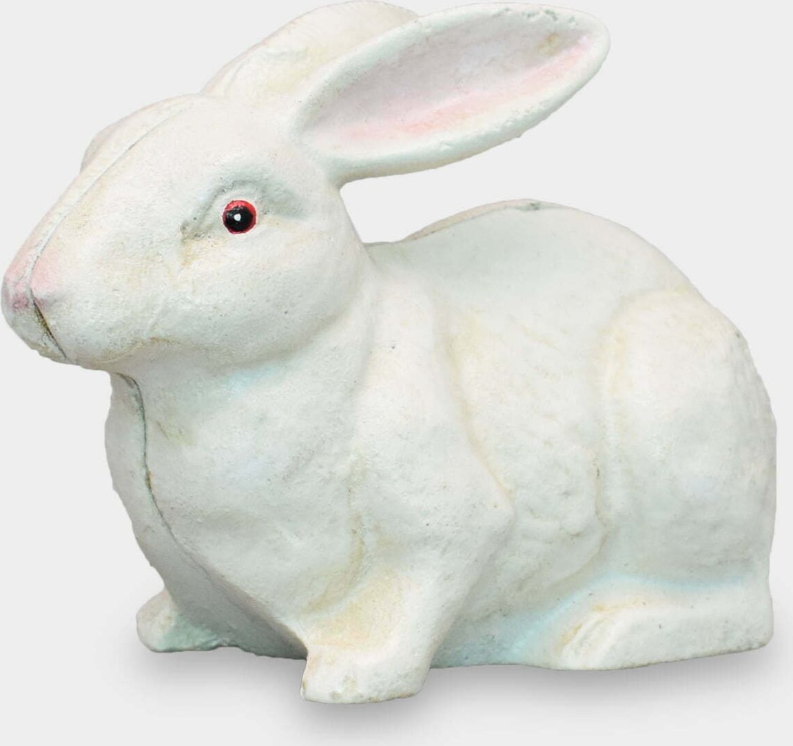 rzezbyzbrazu Królik Skarbonka Żeliwna Retro