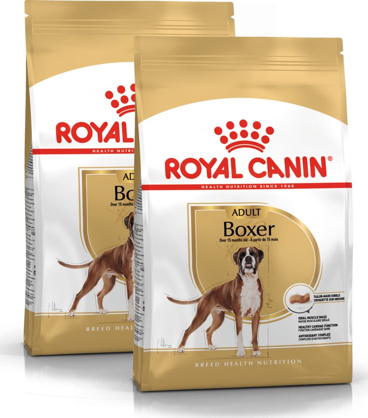 Royal Canin ROYAL CANIN Boxer Adult 2x12kg karma sucha dla psów dorosłych rasy bokser
