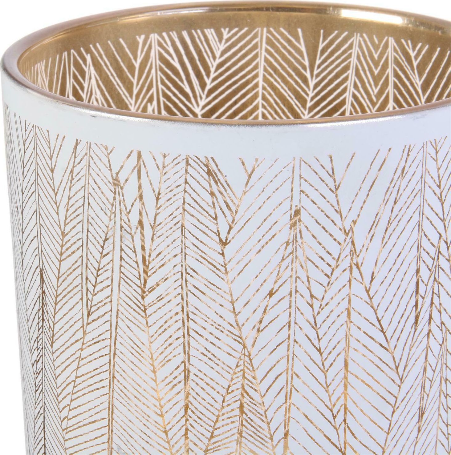 Intesi Wazon Tauri biało-złoty