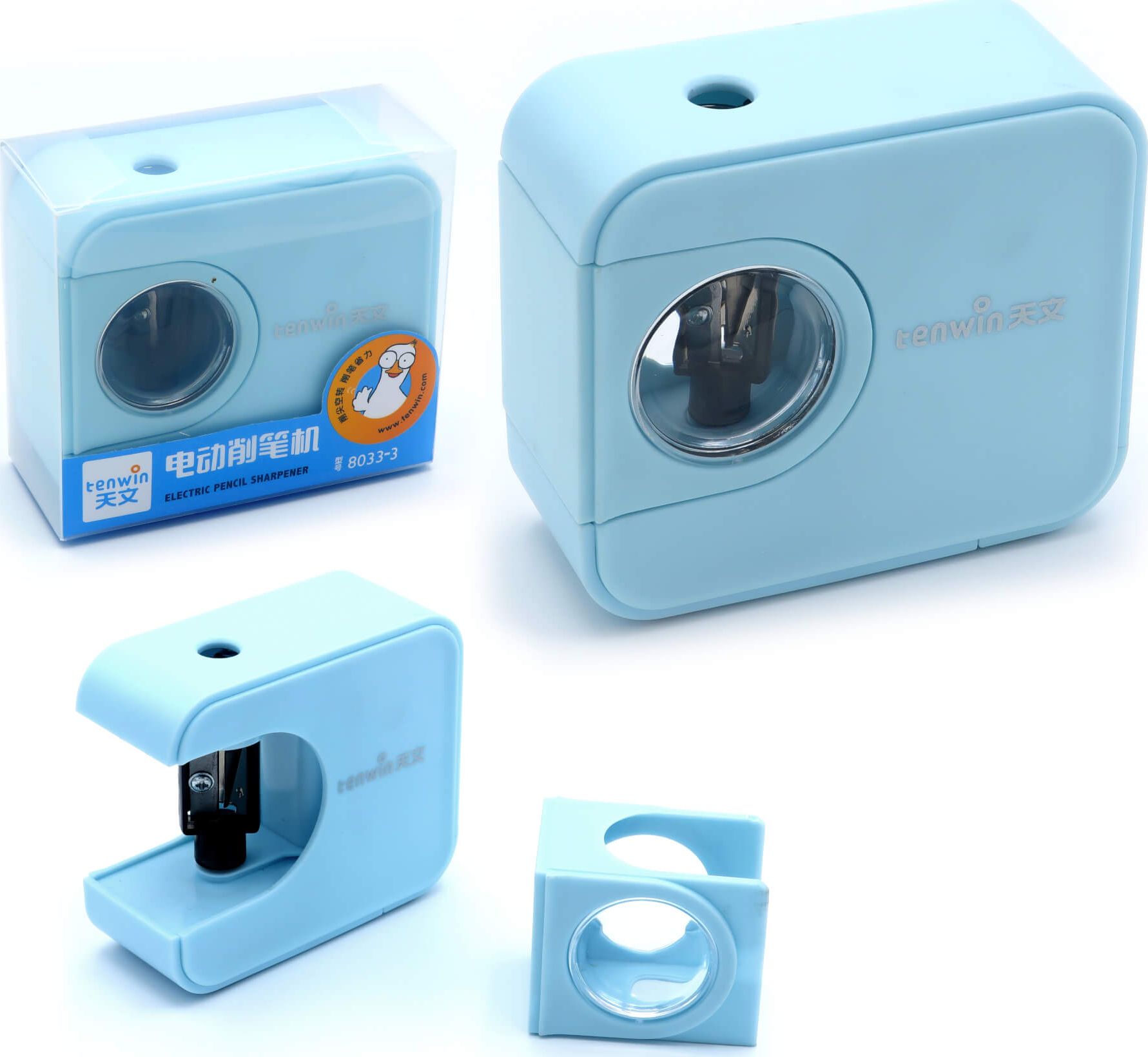 Tenwin Temperówka elektryczna mini na baterie 2xAA TENWIN