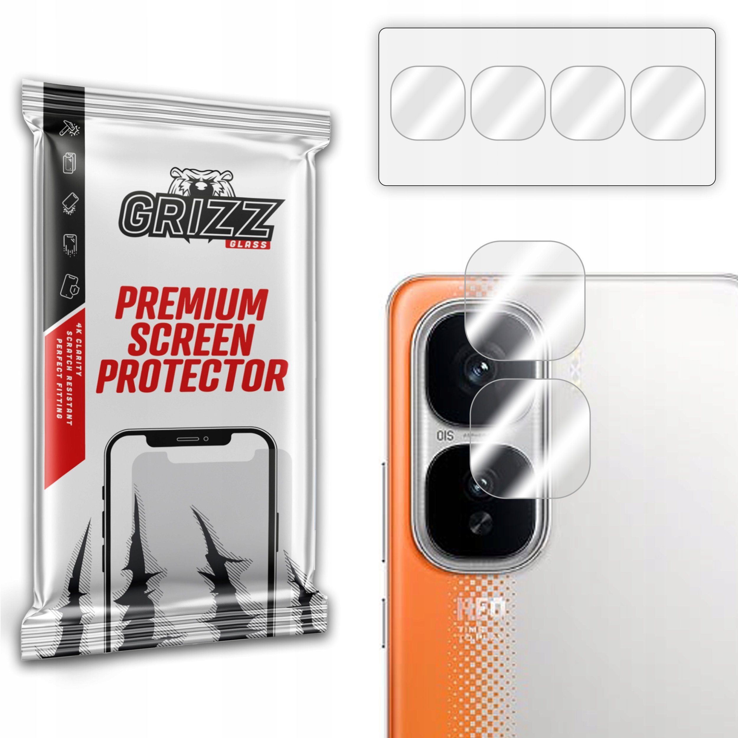 GrizzGlass Szkło na aparat HybridGlass Camera do Vivo iQOO Neo10 Pro