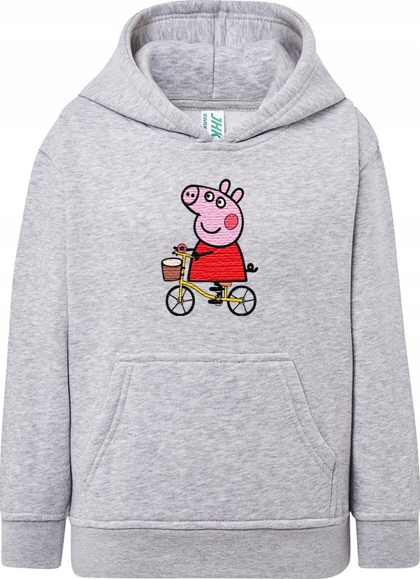 BLUZA DZIECIĘCA Z KAPTUREM ŚWINKA PEPPA PREZENT HAFT KOMPUTEROWY DZIECKO