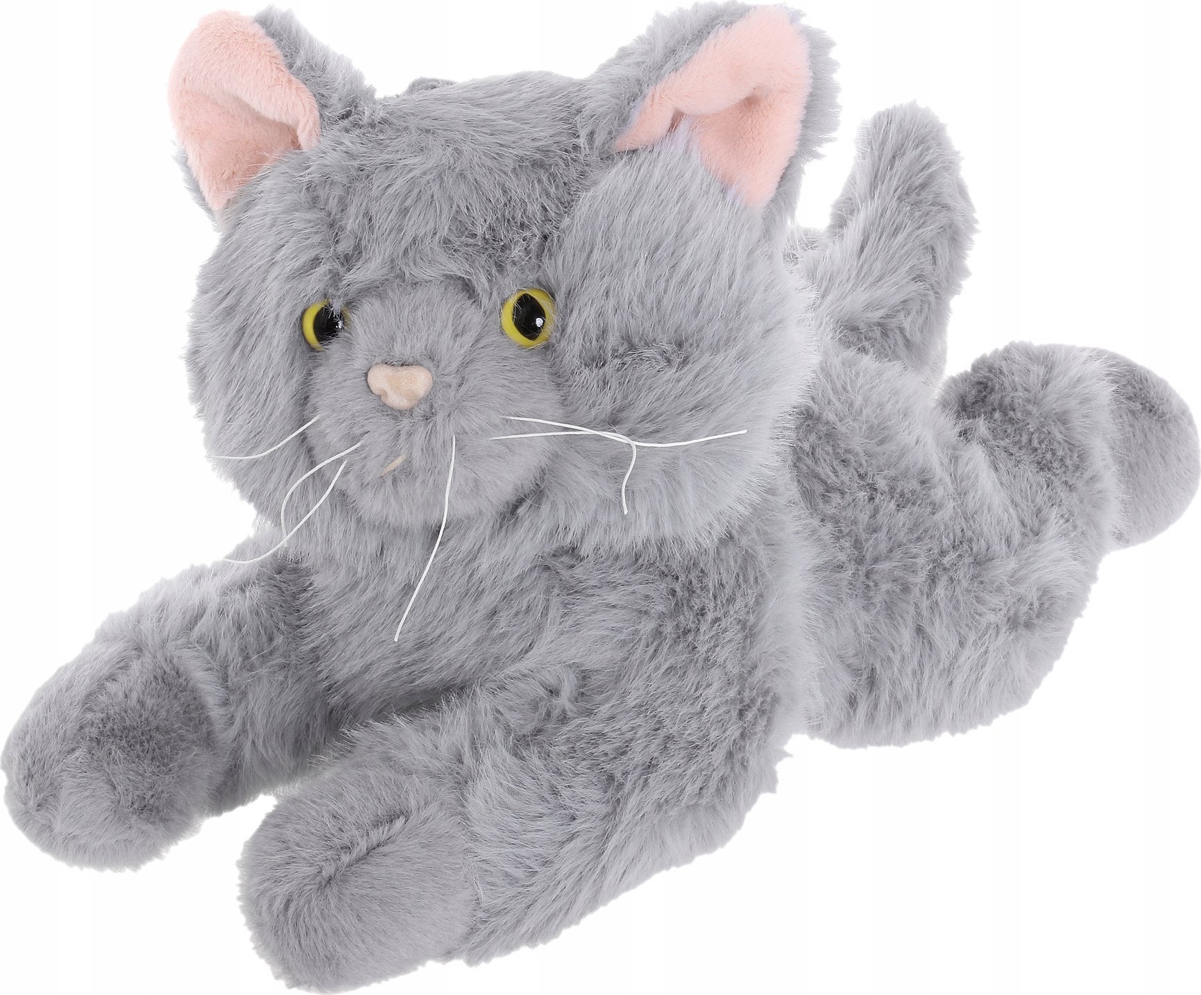 Madej Maskotka Pluszak Kot 55 cm Szary olbrzymia przytulanka